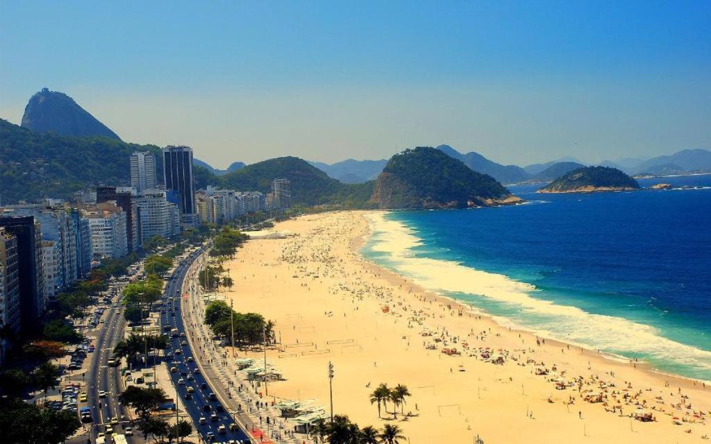 Studio Completo Na Praia De Copacabana Com Ar, Wifi, Netflix, Ate 4 Pessoas, Fundos Claro E Silencioso, Pauloangerami Pj135 Rio de Janeiro Kültér fotó